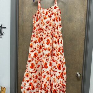 Matilda Jane Red and Pink Floral Dress